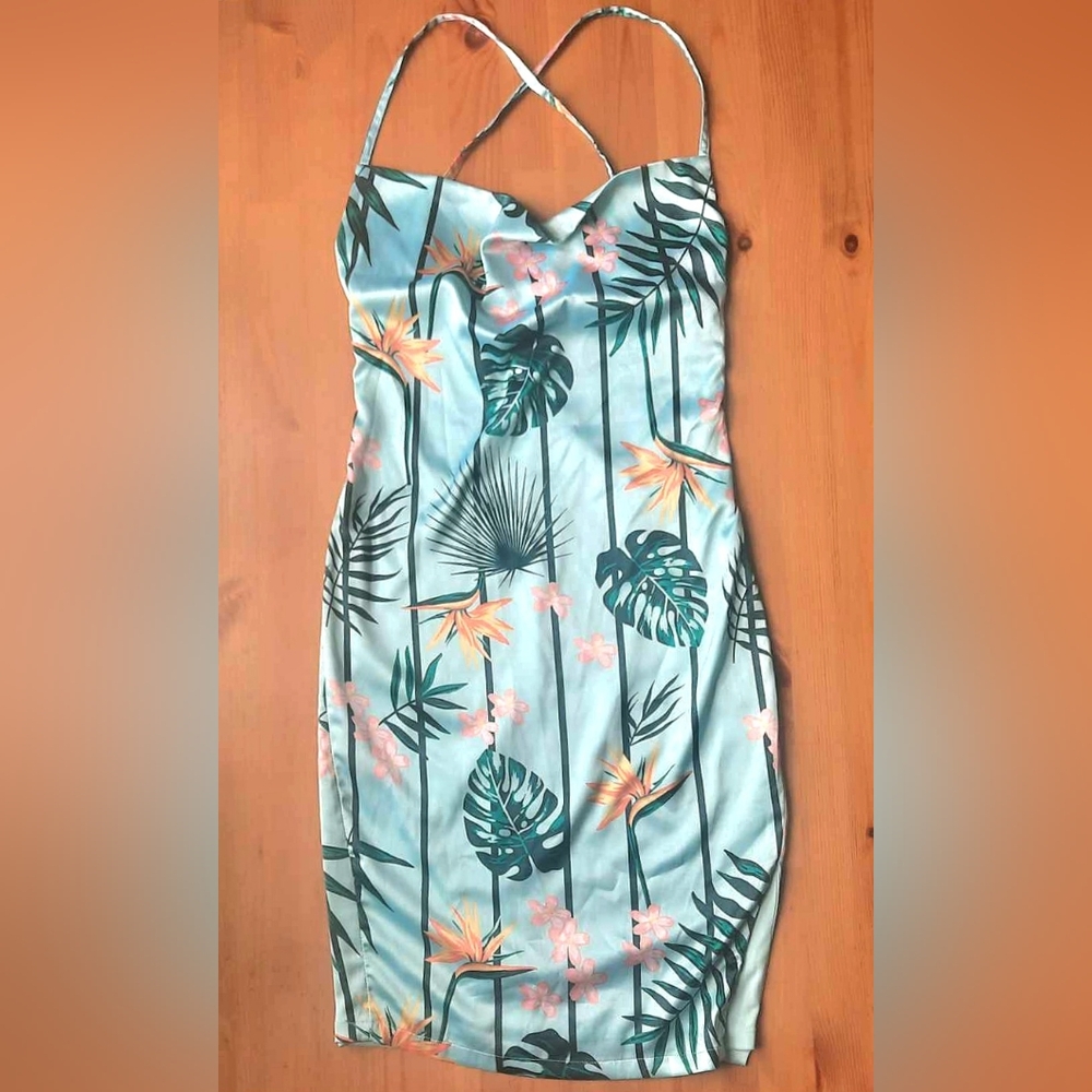 Tropical Print Guess Dress